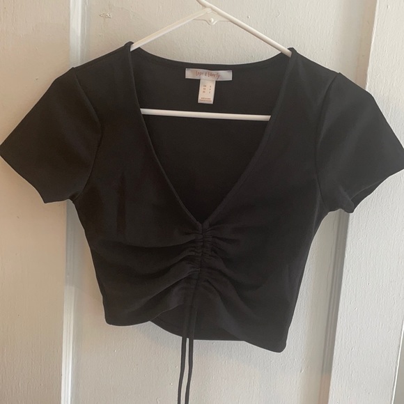 Super cute Black crop top, size S - Picture 1 of 4
